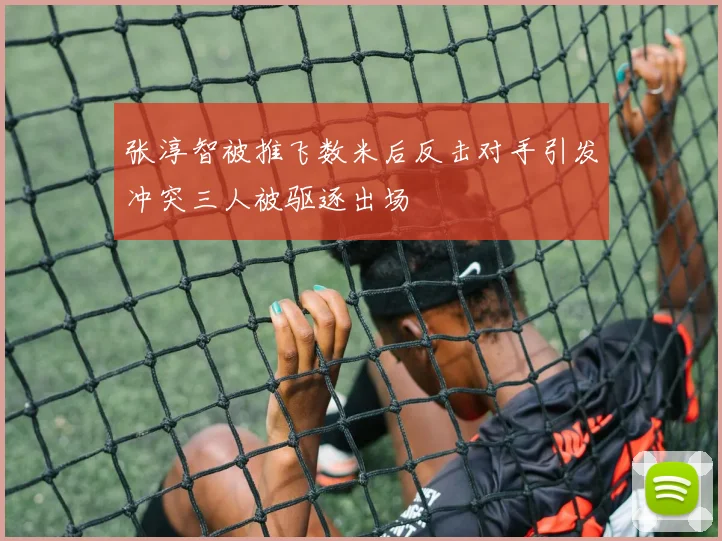 张淳智被推飞数米后反击对手引发冲突三人被驱逐出场